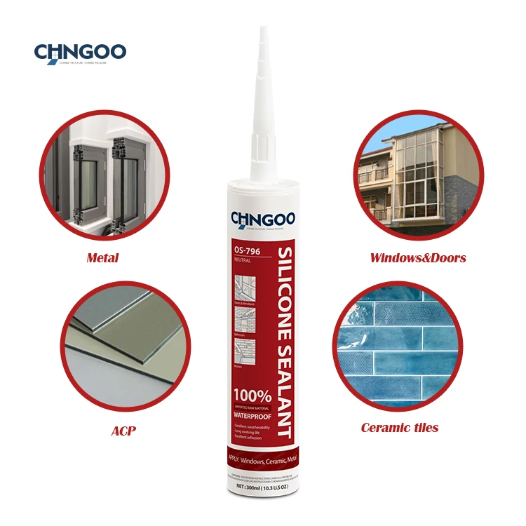 CHNGOO Clear silicone sealant small tube silicone sealant