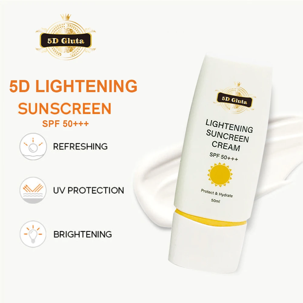 Sunscreen SPF+++ 50 Lightening Cream UV Camera Solar Protection for Body UVA+UVB Sunscreen Lotion sunscreen tanning