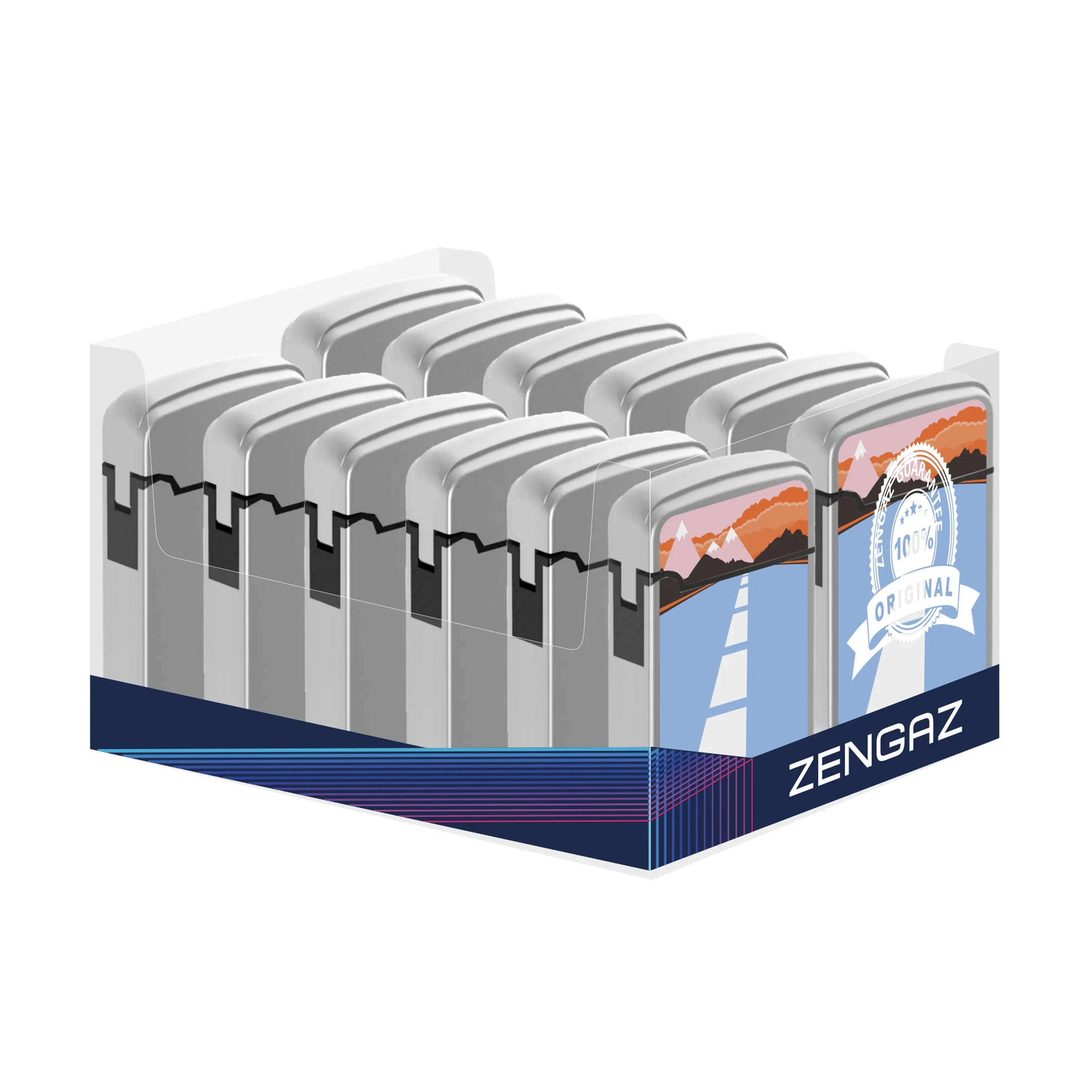 ZENGAZ ZL-12 Refillable Butane Gas Hot Sale Sublimation Fancy Lighter