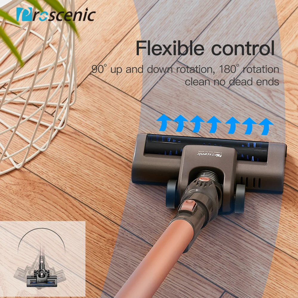 
[RU Promotion DDP]Global Version Proscenic Vacuum Rechargeable 18000Pa Cordless Stick Wireless Handheld Vacuum Cleaner 