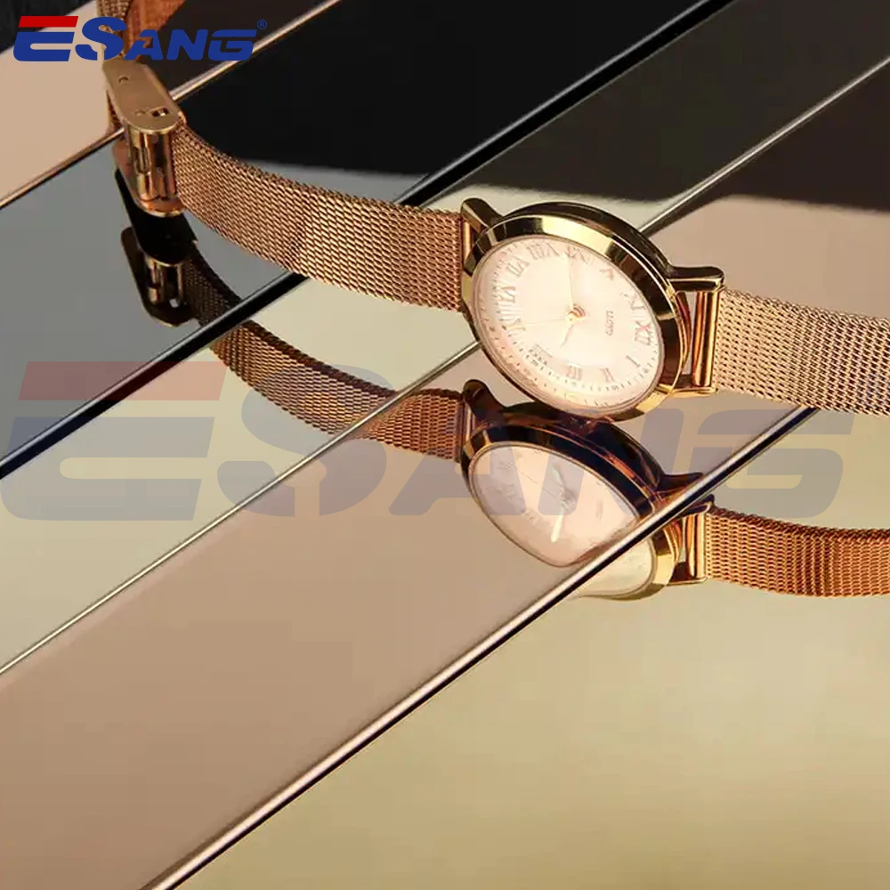 ESANG U Channel SS304 Brushed Polished Decorative Stainless Steel Tile Edge Trim 10MM