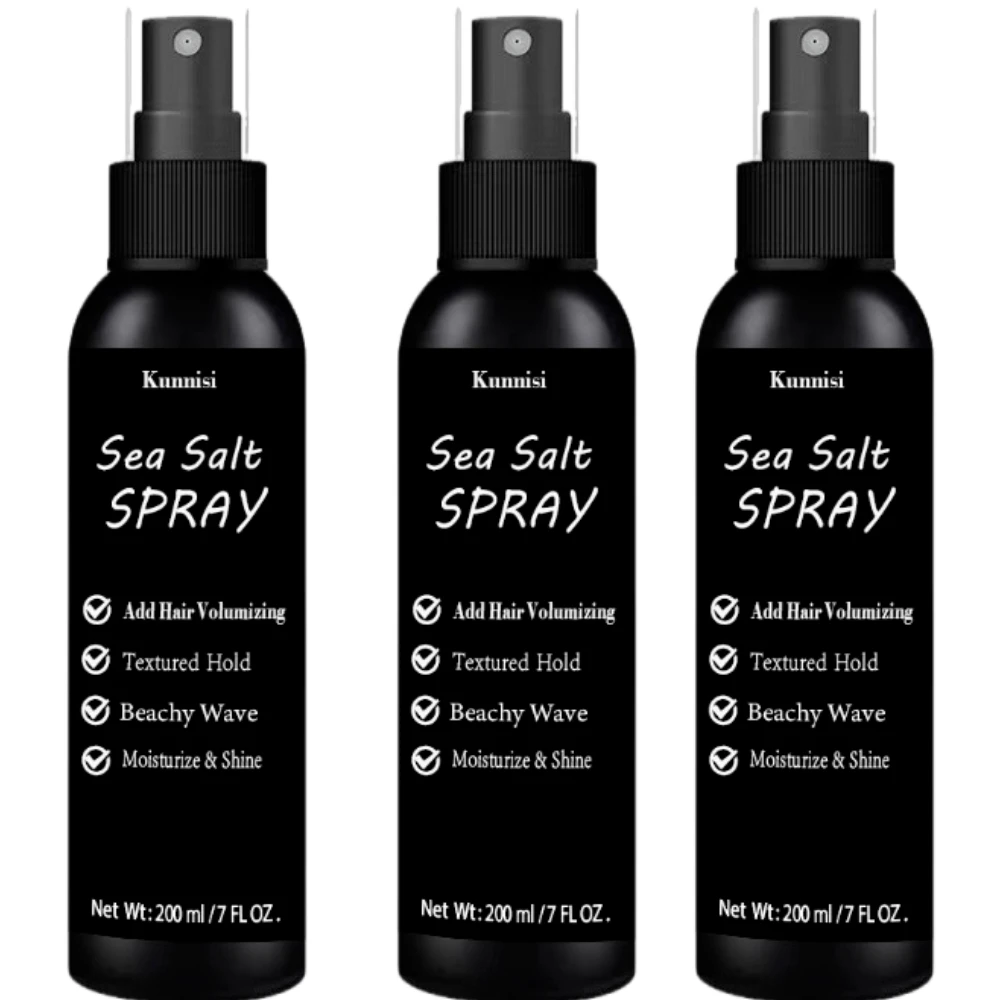 OEM amplifies hair shine boosts hair thickness red algae aloe vera kelp private label organic custom hair sea salt spray