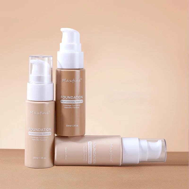 Long-lasting Face Foundation Cream Waterproof Concealer Liquid Even Skin Tone Professional Matte Base Makeup Cosmetics