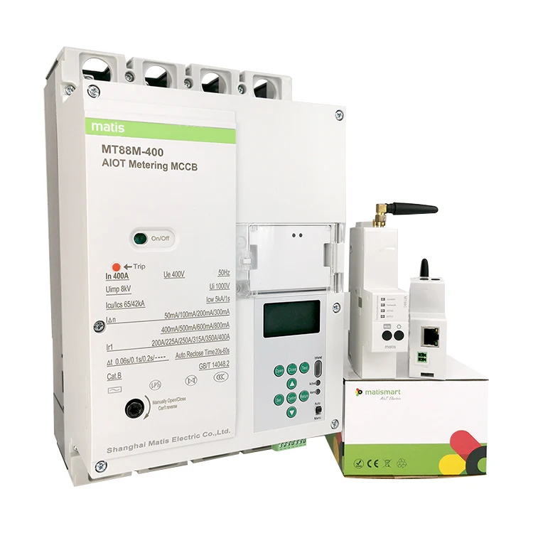 Smart 630a 4p mccb with energy meter monitoring system mccb 4pole 250a mccb moulded case circuit breaker for smart industry