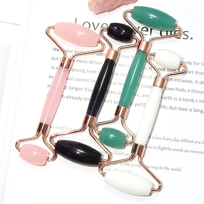 Face Resin Massager Roller Slimmer Lift Wrinkle Remover Slimming facial Massage Roller Natural Resin Roller
