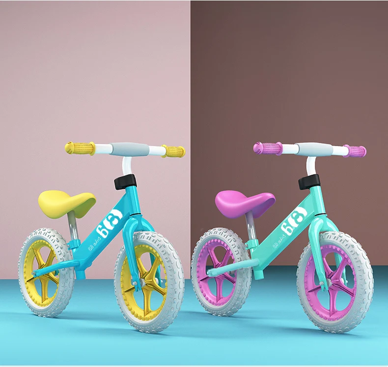 Детский велотренажер с шинами EVA Baby Push Bike 2 Колеса детский для езды на автомобиле без педалей