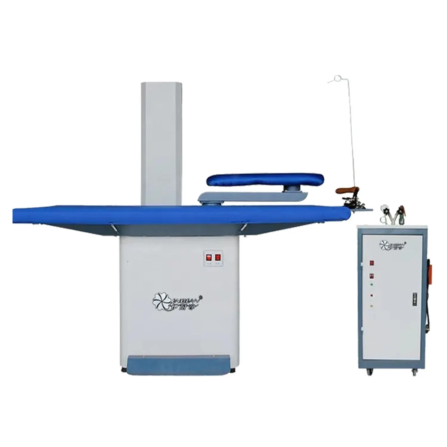 Professional commercial tablecloth ironing machine steam clothes pressing ironing board table