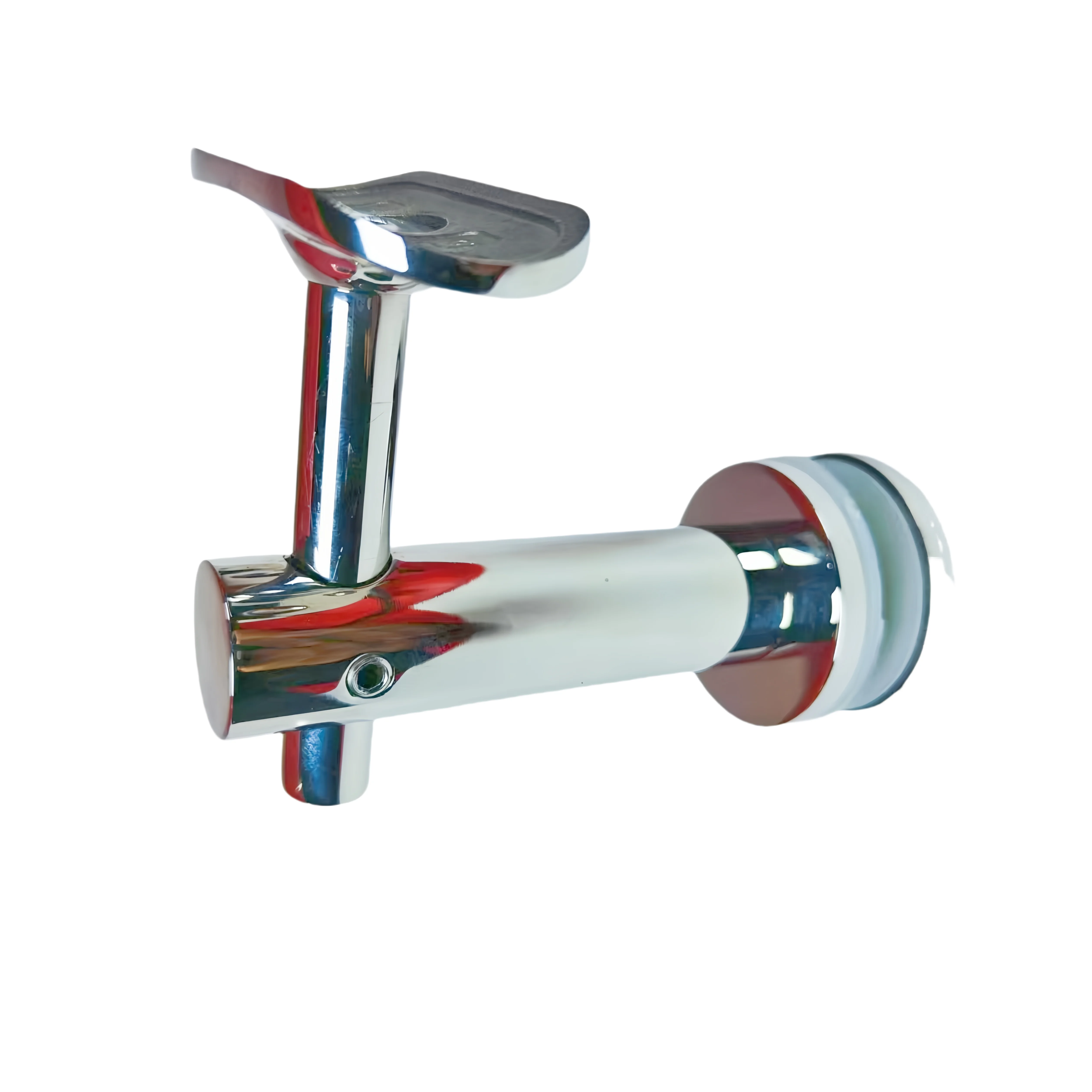 Stainless Steel Stair Railing Clamp Glass Handrail Wall Bracket Fitting Stairway Rails Holders Guardrails Handrail Brackets