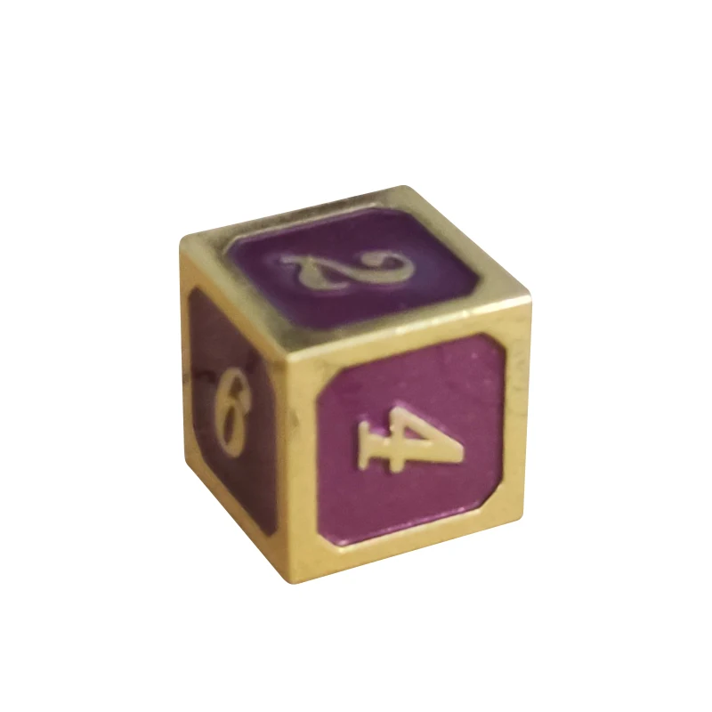 Factory Custom Polyhedral Metal Dice Combination Polyhedron 7pcs Set For Role-playing Board and Card Games High Quality gifts