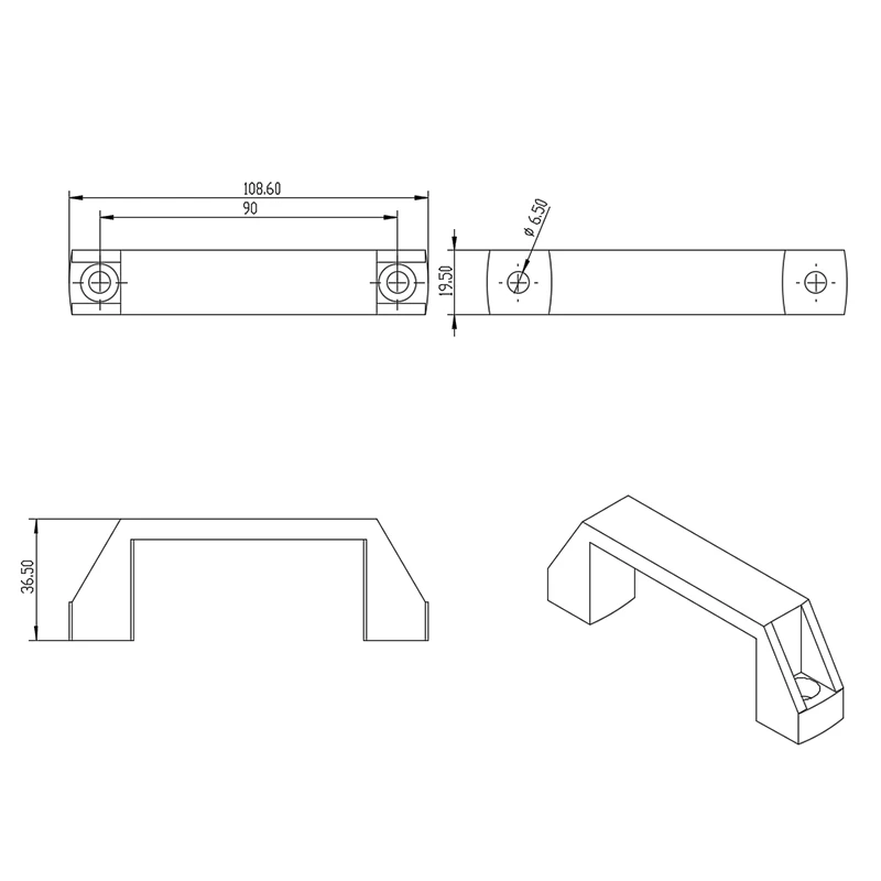  90 алюминиевая Серебристая белая дверная петля Металлическая Цилиндрическая Вращающаяся ручка оконная