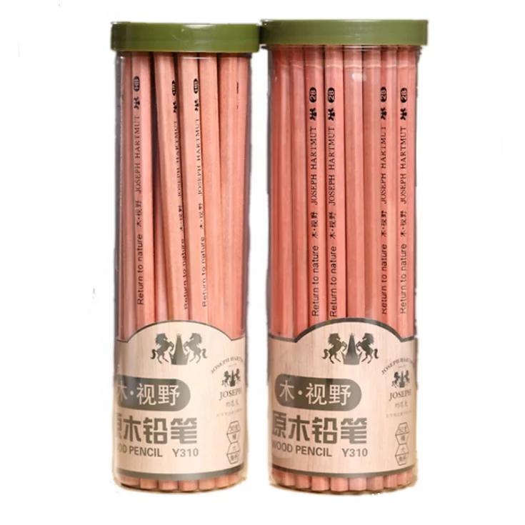 New custom school art 2B HB  natural wood sketch pencil