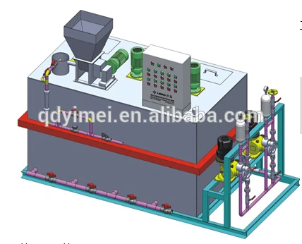 Automatic Chemical Pam Pac Polymer Preparation Dosing Device System