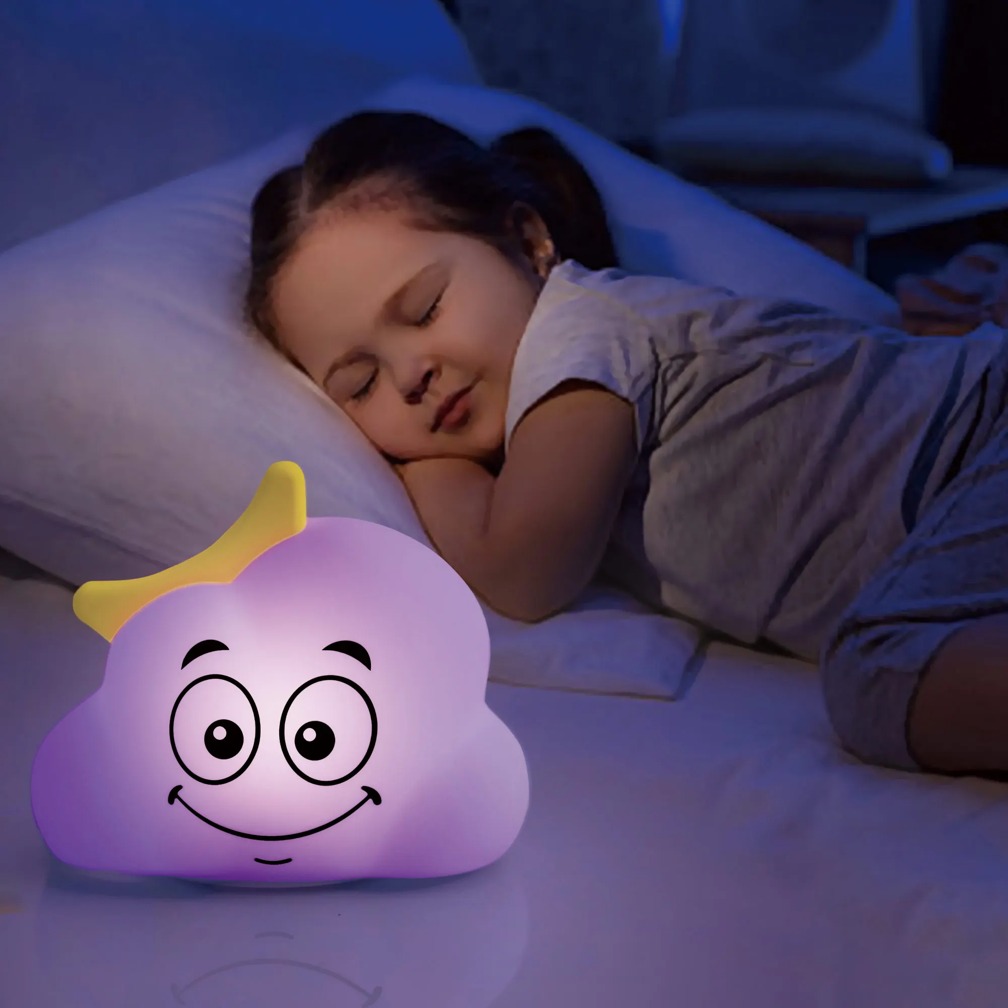 Kawaii Panda Led Night Light Lamp Cute Animal Lights Cartoon Bear Silicone Nightlight For Kids Bedside Bedroom Decora