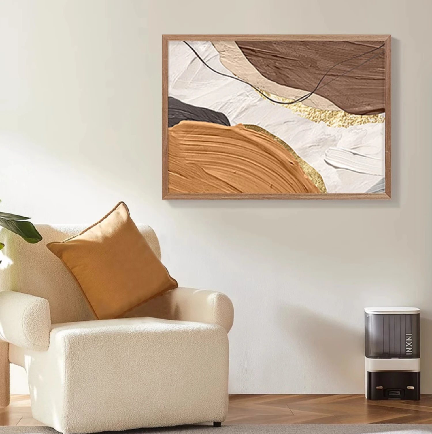 Natural Grain Solid Wood White Black Oak Customized A3 Pictures Wall Art Display Large Frame set big size Puzzle Frame with mat