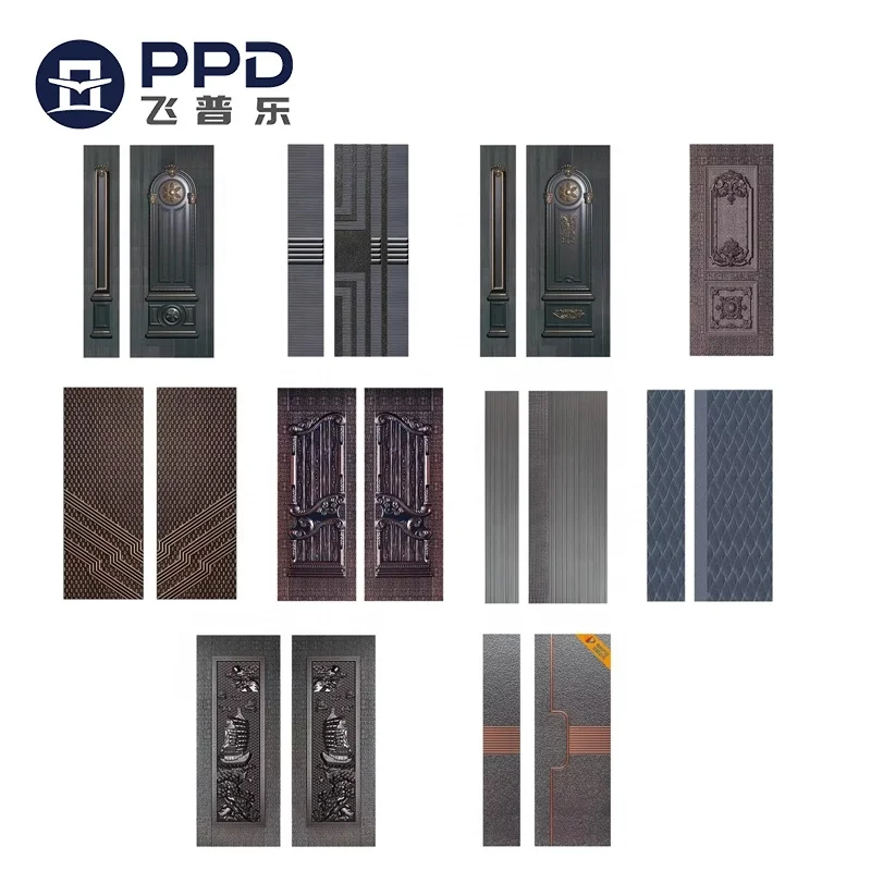 Latest Designs Mental Steel Door Skin Stamped Panel Cold Rolled Steel Sheet
