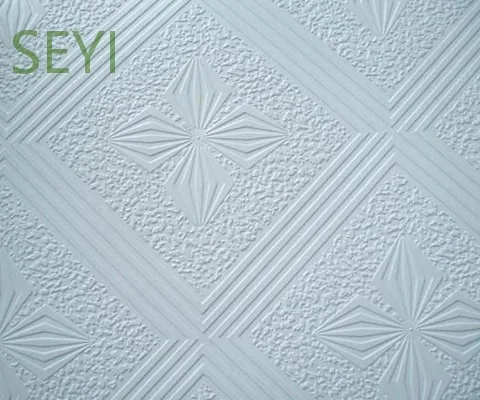Pvc Gypsum Ceiling Tile/Board laminated ceiling tile Drywall Profiles Panel Sheet False Ceiling