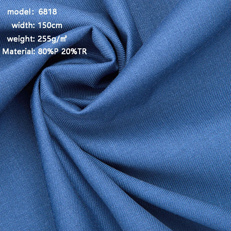 255gsm/150cm TR   New products from the manufacturer twill 80 polyester 20 rayon cotton material  fabric for children