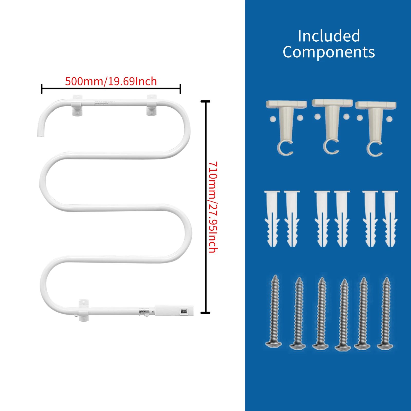 new design wholesale towel warmer supplier wall mounted drying rack electric towel rail