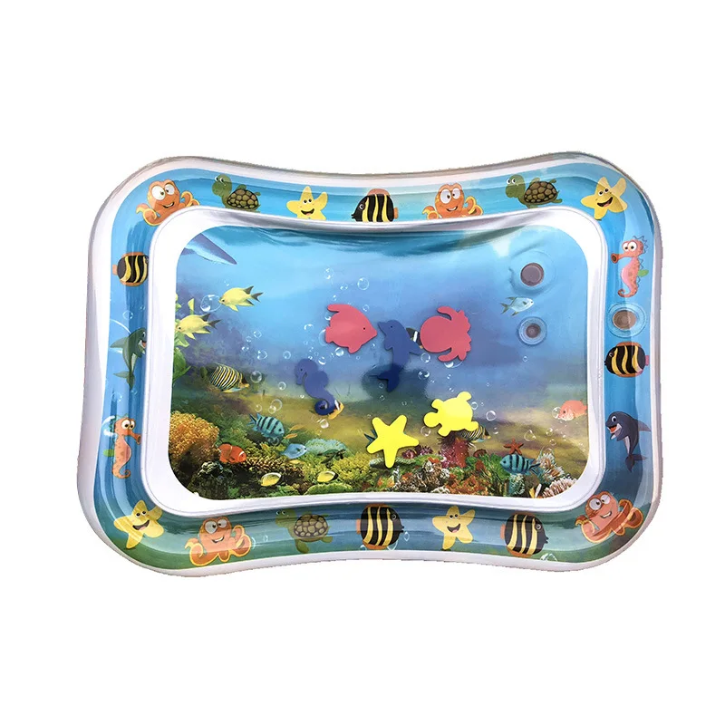 Sunshine Bpa Free Tummy Time Baby And Infants Kids Inflatable Water Filled Play Mat Animal Floating Educational Toys Wholesale