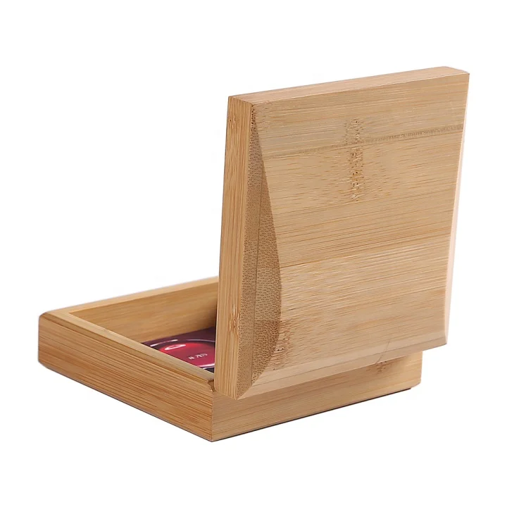 Factory OEM customization Bamboo cosmetic packaging eye shadow palette packaging box