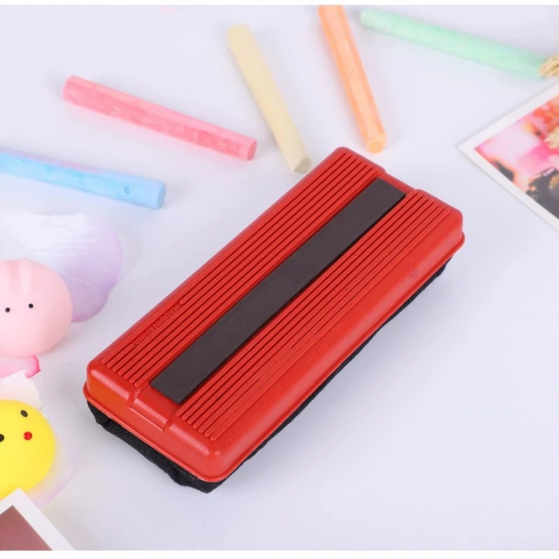 Colorful recycle material dry erase board eraser magnetic corduroy whiteboard eraser
