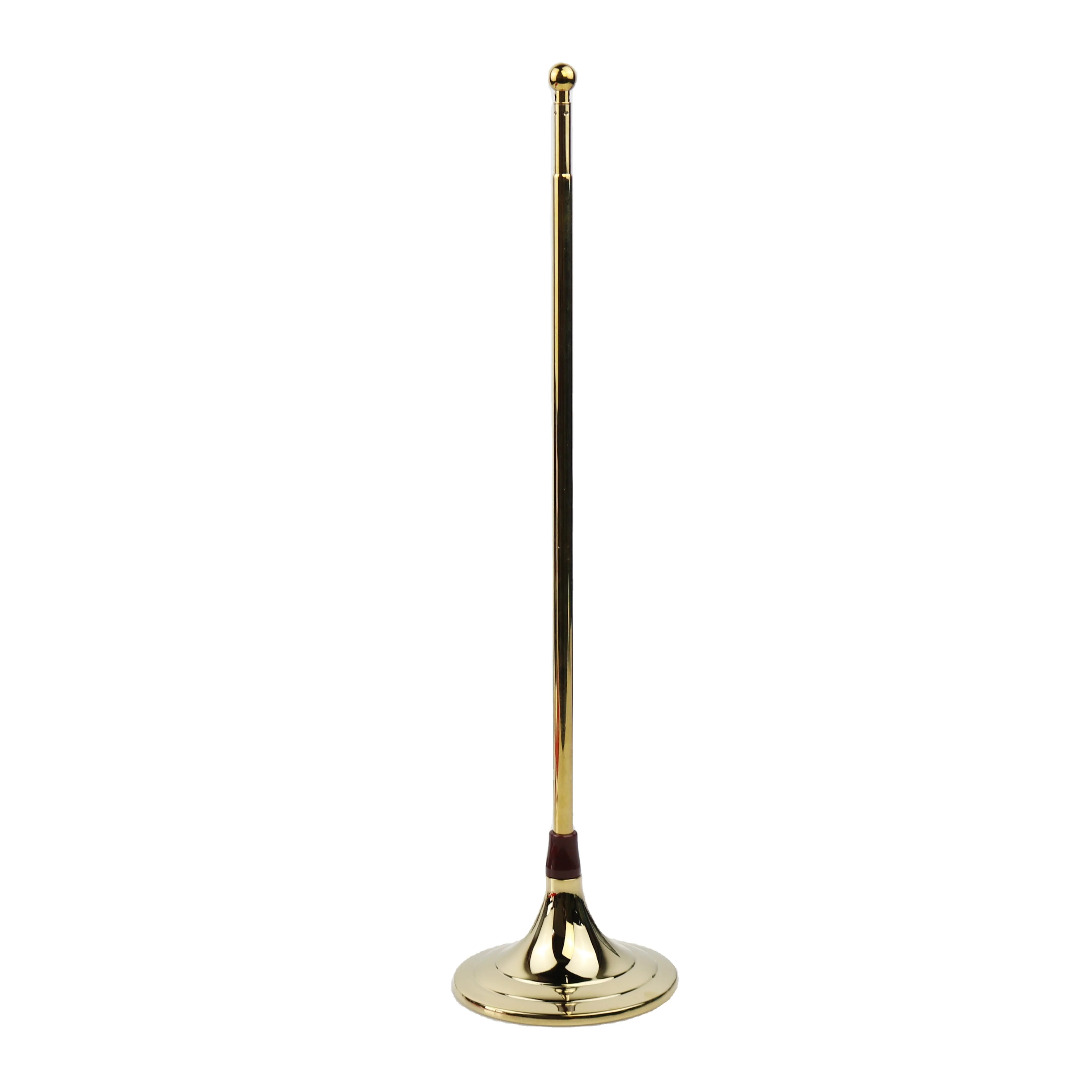 Attractive price table table flag new titanium-plated gold ball