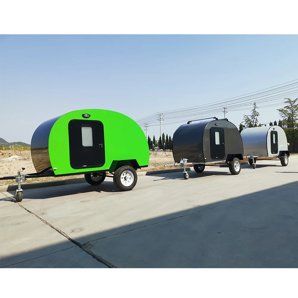 Mover Colorful Factory Off Road Camping Car Motorhome House Car Roulotte Teardrop Camper Trailer Travel Trailer Aluminum ALLROAD