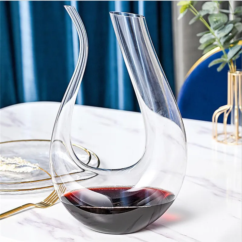 Crystal Red Wine Whiskey Decanter Pourer Glass Brandy Decant Set Jug Bar Champagne Water Bottle Drinking Glasses Gifts