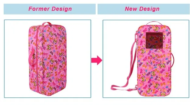 Amazing Girls 18 fashion girl dolls Accessory - Adjustable Travel Carrier for storage toys, clothes, diapers