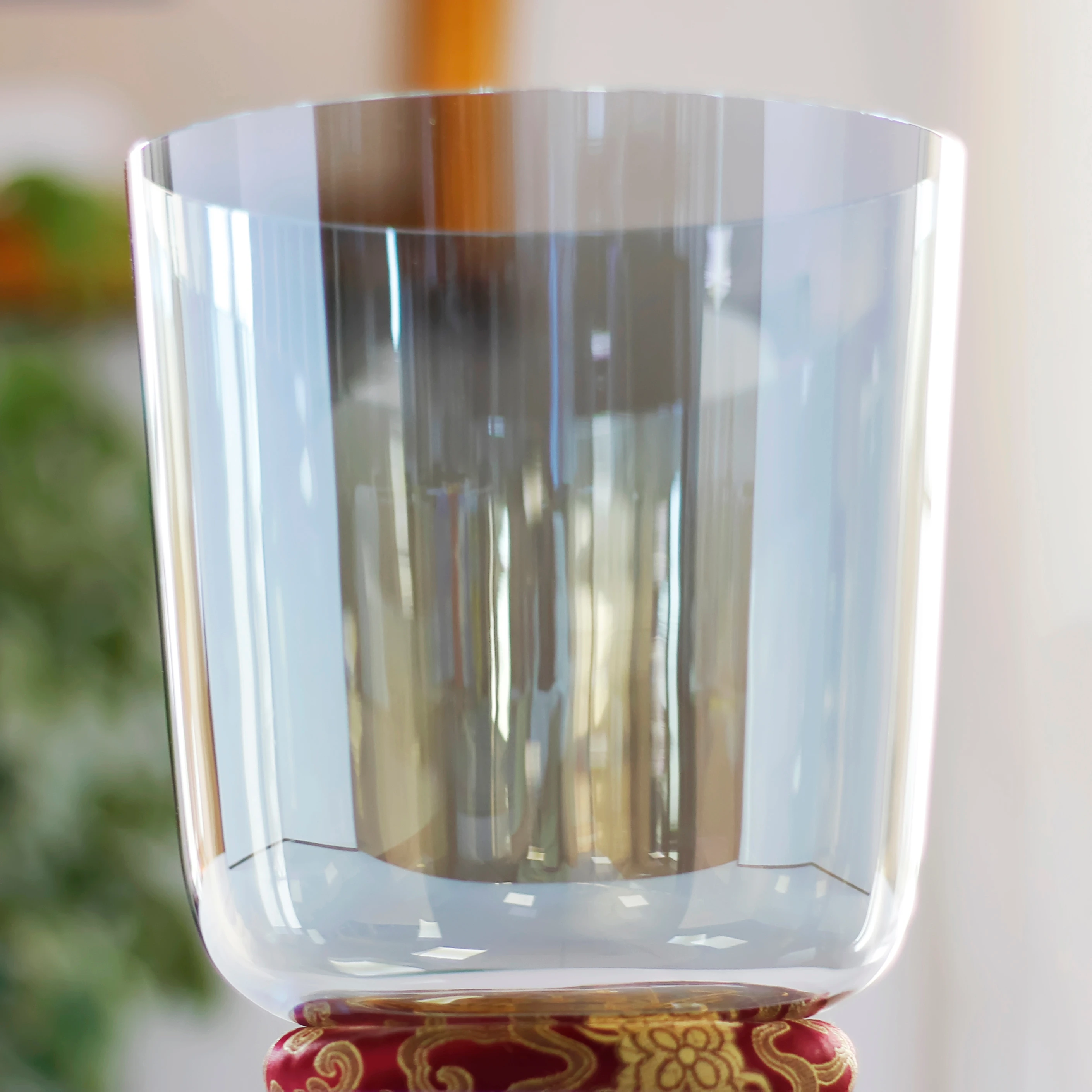 color with design pure quartz crystal singing bowls plated singing bowl  set sound healing instruments