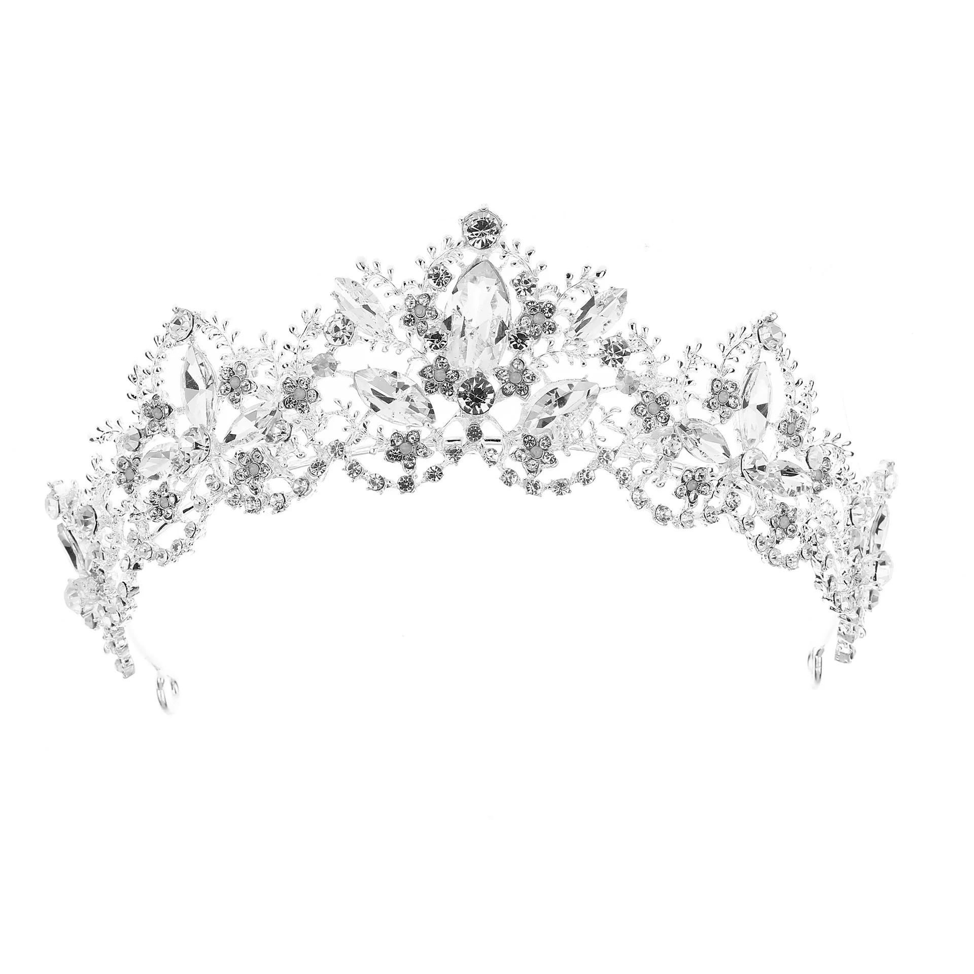 HPG71 High quality Crystal Tiaras wedding Rhinestones Tiaras for Bride