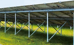solar car port Hot sale Fast installation concrete flat roof solar panel roof racking system