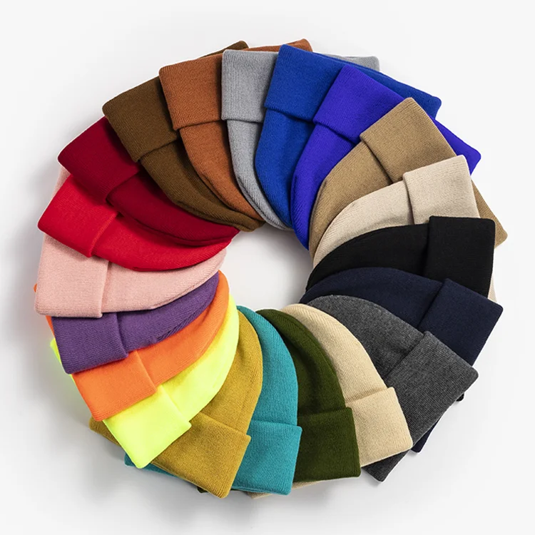 Fashion Designer Custom Womens Knitted Beanie Winter Hats Wholesale  Unisex Christmas Knit Hats