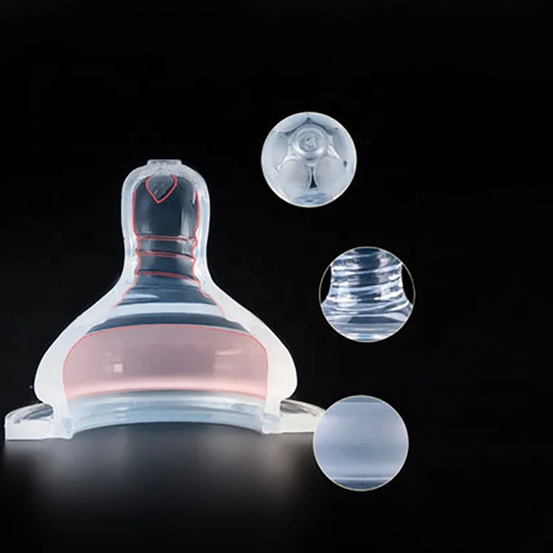 Factory price customized realistic breasts infant silicone nipple