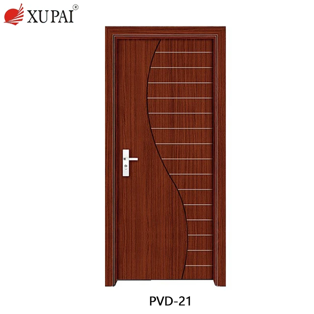 New style solid wooden door plywood door pakistan solid core pvc membrane door