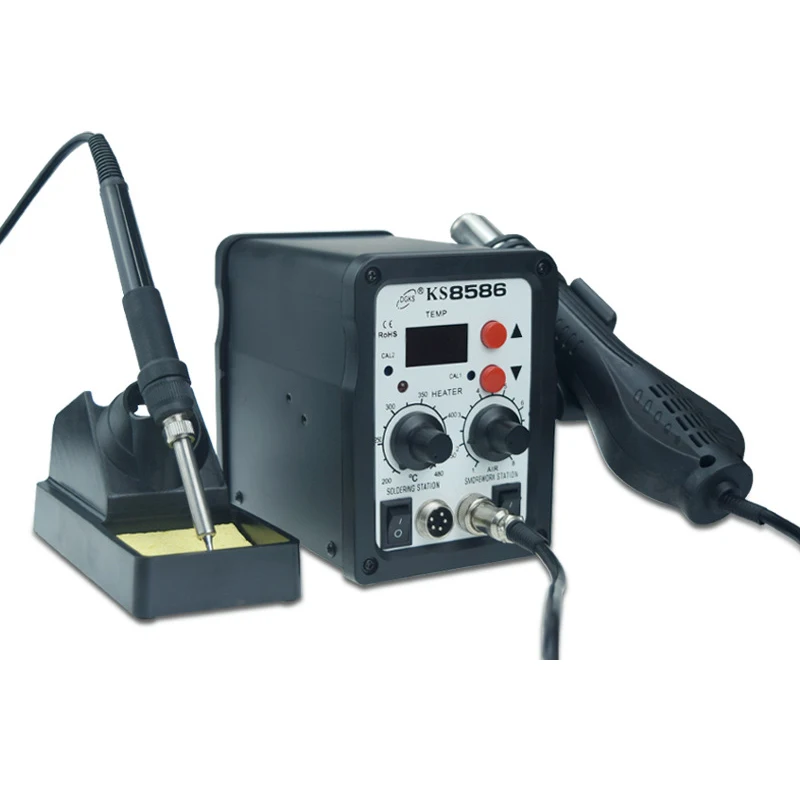 Hot Sellers 858D Digital Display Two-in-One Disassembly And Welding 220V 110V   ESD Soldering Station Repair Tools