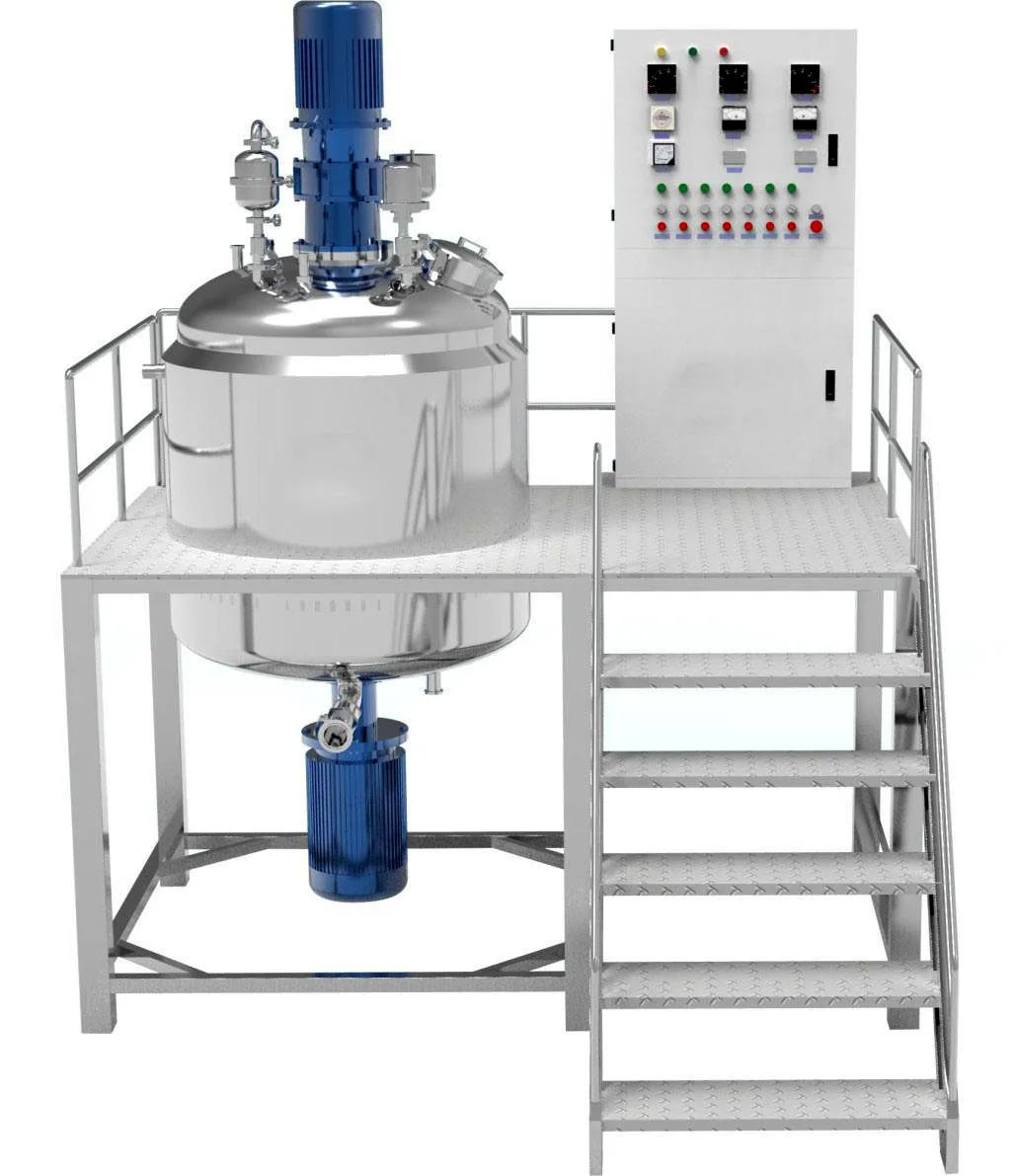 Electric heating steam heating emulsifier,high shear mixing stainless steel emulsifying machine