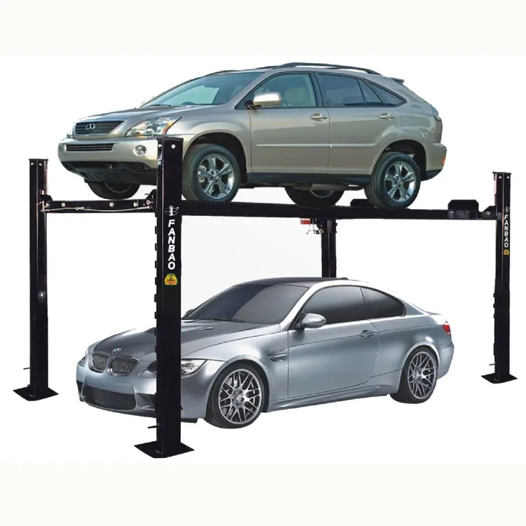 
3T Manual single side release system with external ladder locking system Parking elevator garage car lift with CE approved  (60361146206)