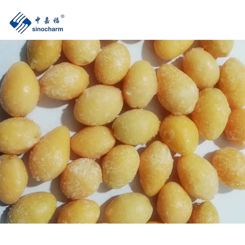 Sinocharm BRC A Top Quality Chinese Frozen Fruits Yellow Green Natural Color IQF Frozen Ginko Nut