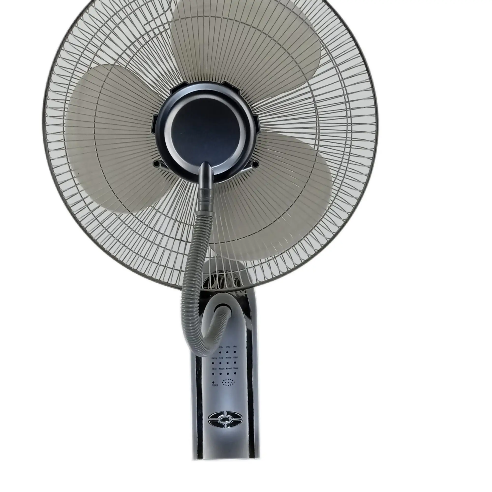 16 Inch 220V Industrial Water Spray Mist Stand Fan Electric Plastic Color Box Floor Electric Power Free Spare Parts 3 PP Blades
