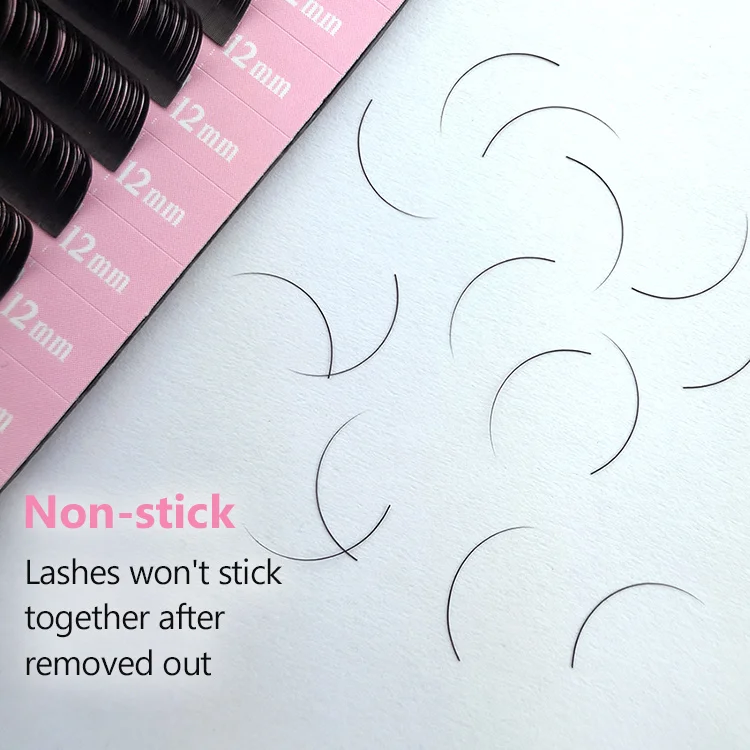 Qeelasee матовые корейские поставщики PBT Индивидуальные ресницы для наращивания норковые ресницы принадлежности для наращивания частная этикетка