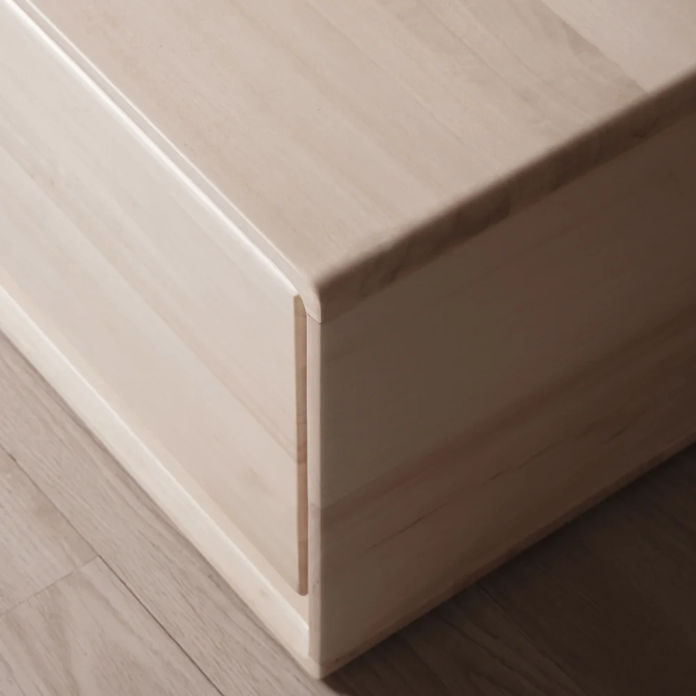 Taiwan Brand Stackable Poplar Stackable Modern Nightstand With A Single Drawer Use For Bedroom