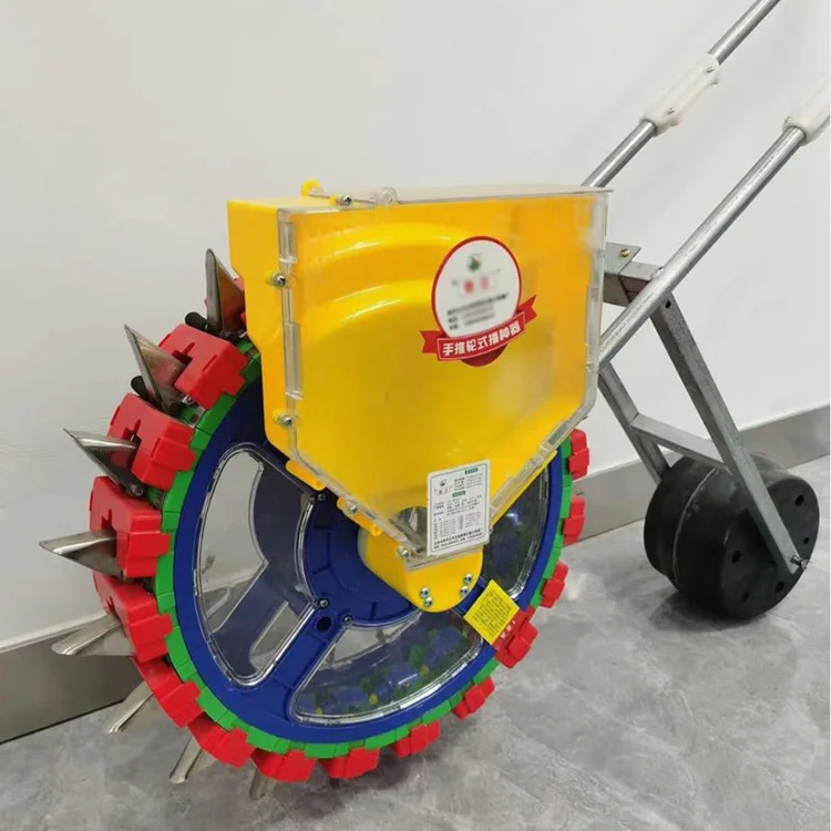 Agricultural 20 Mouths Seed Planter Manual Maize Seeder Hand Push Single Row Corn Seeder