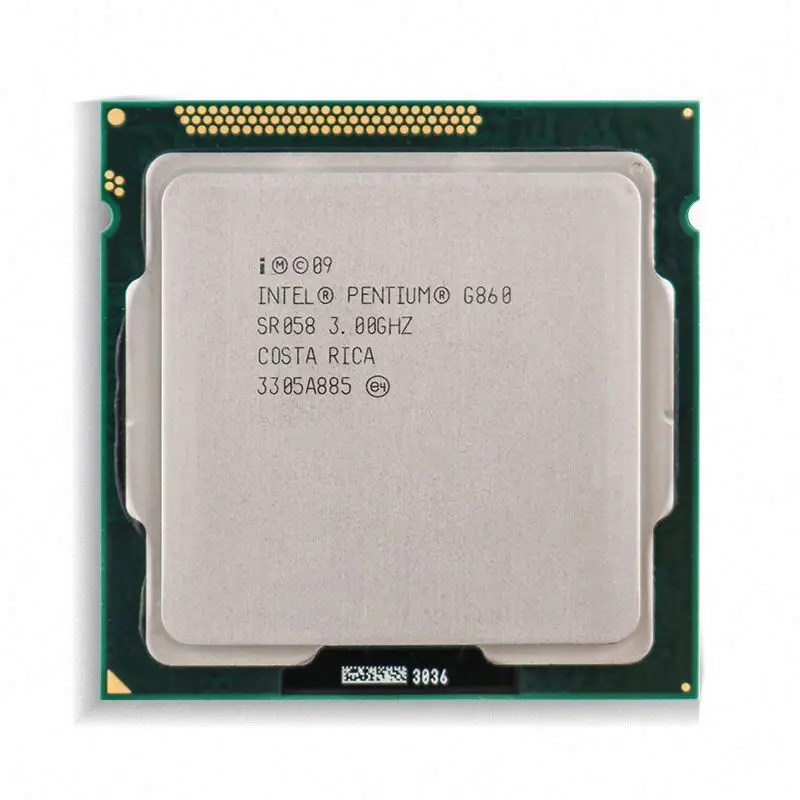 Процессор G860 SR058 для intel pentium, двухъядерный процессор, разъем 1155, 2,7 ГГц, 65 Вт, десктопный процессор G840 G850 G870