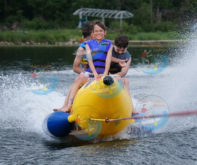 Water Sports Waterboggan 5 Person Towable Banana Boat  Inflatable Towable Tube Banana Raft Float For Sale
