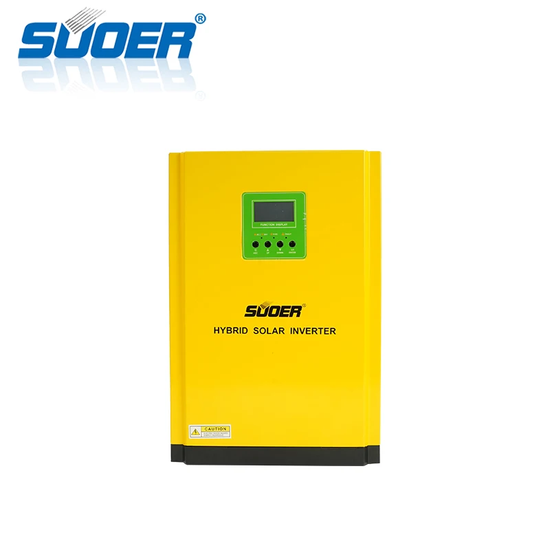 SUOER 3200w 24vdc 230vac hybrid off grid solar energy inverter maximum PV input solar mppt hybrid inverter dc inverter