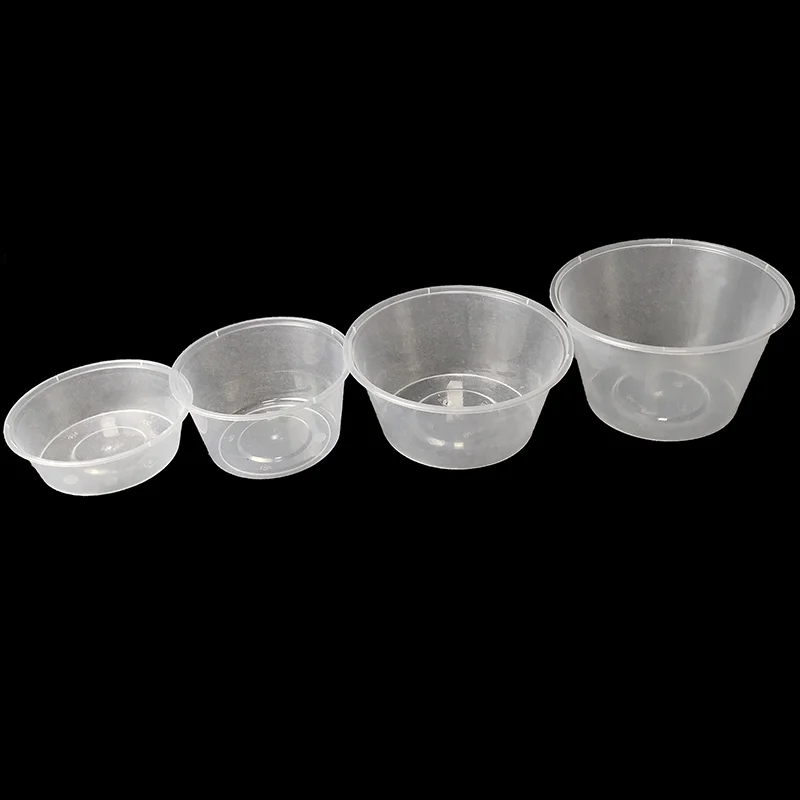 High Quality Disposable Salad Sauce Cup 2 3 4 5 Oz Disposable Plastic Meal Prep Disposable Plastic Food Container