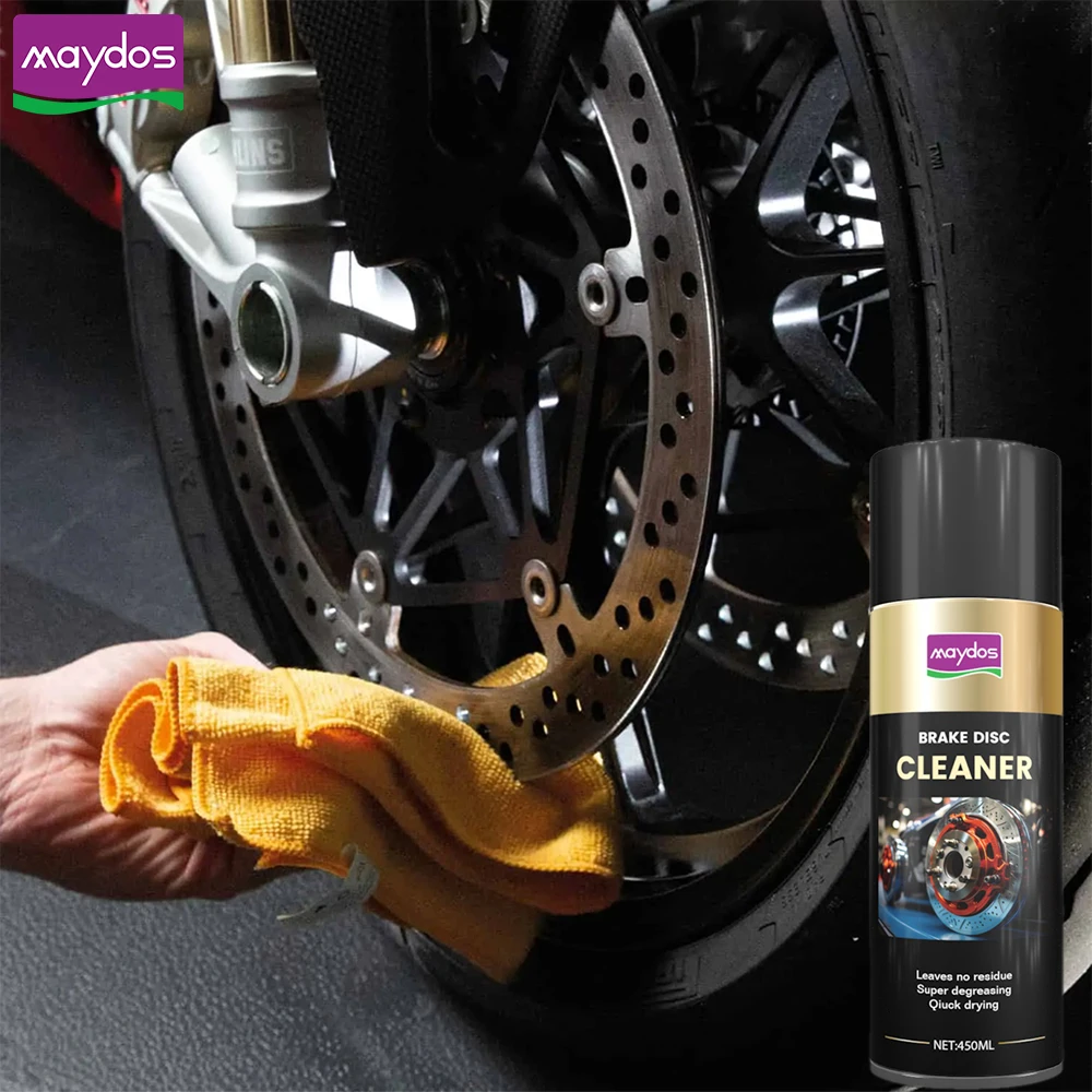 Customized 450ml Eco-friendly car brake system aerosol spray brake parts cleaner