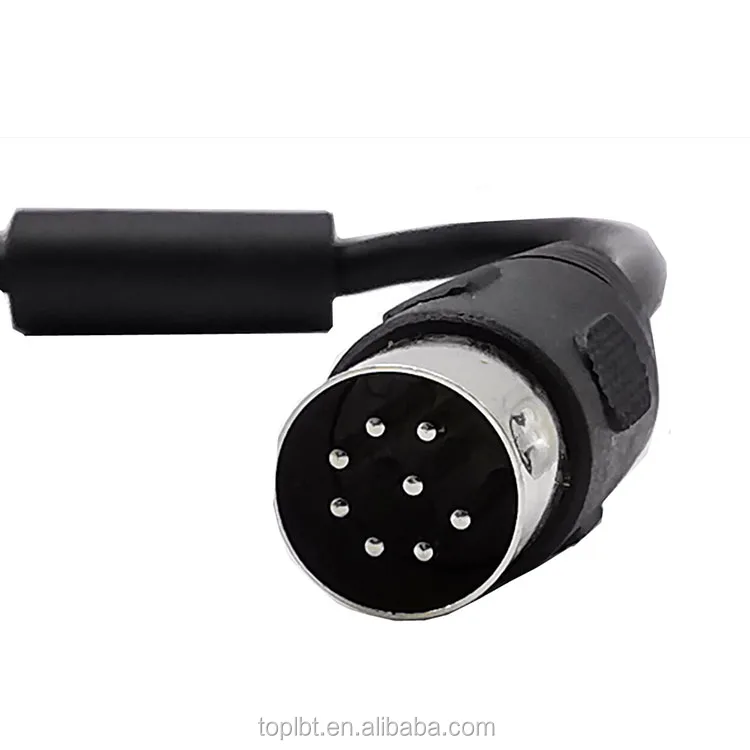 MIDI DIN 8-Pin Splitter Y Adapter Cable Audio Male to Dual 2 x Female 30cm