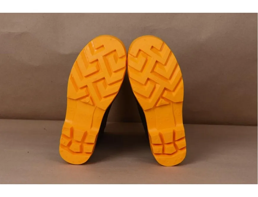 Kids shoes rain boots working pvc rain boots for safety